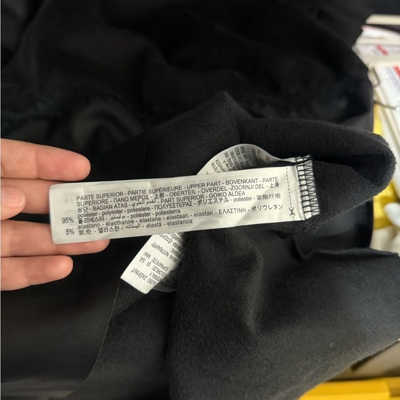 Zara Black Faux Leather Mini Dress - Picture 8 of 8